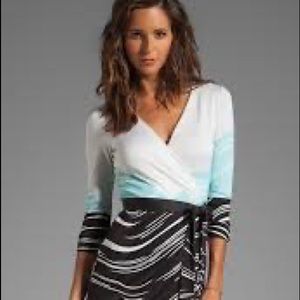 Diane von Furstenberg Julian Two Dress in Shore Deep Mist